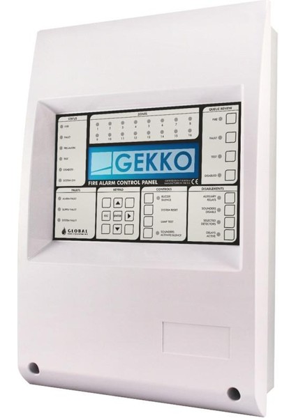 Gekko+3 3 Loop Yangın Alarm Kontrol Paneli 375 Adres