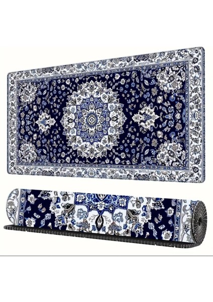 70X30 cm Pers Halısı Temalı Kaydırmaz Taban Speed Yüzey Oyuncu Mouse Pad Gaming