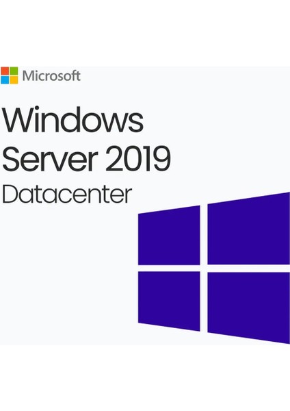 Windows Server 2019 Datacenter – 2 Kullanıcı Için Lisans