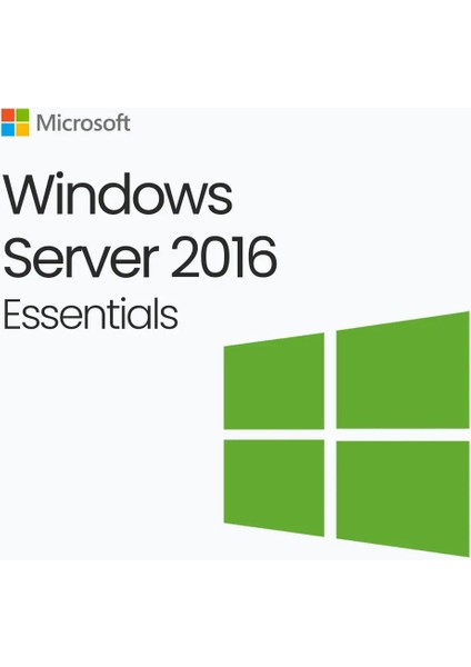 Windows Server 2016 Essentials – 2 Kullanıcı Için Lisans