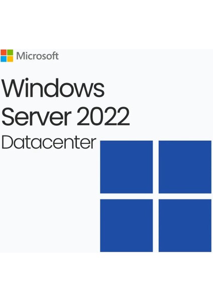 Windows Server 2022 Datacenter – 2 Kullanıcı Için Lisans