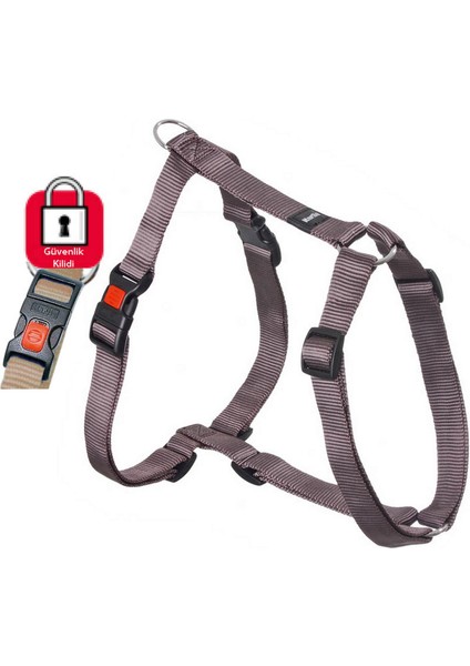 Karlıe Kilitli Göğüs Tasma M 45-70CM Gri Inslm