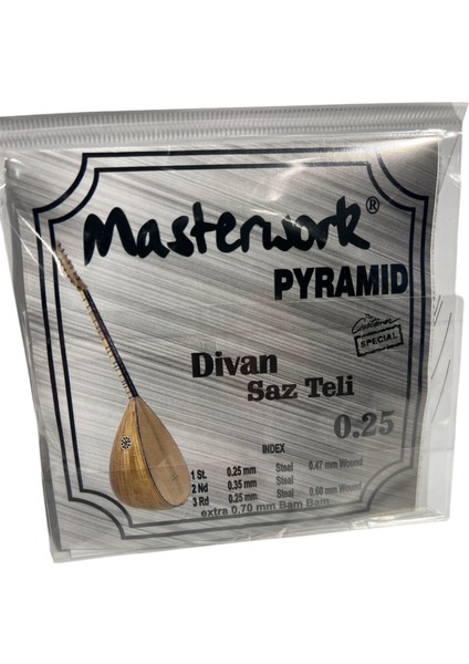 Divan Bağlama Teli 0.25