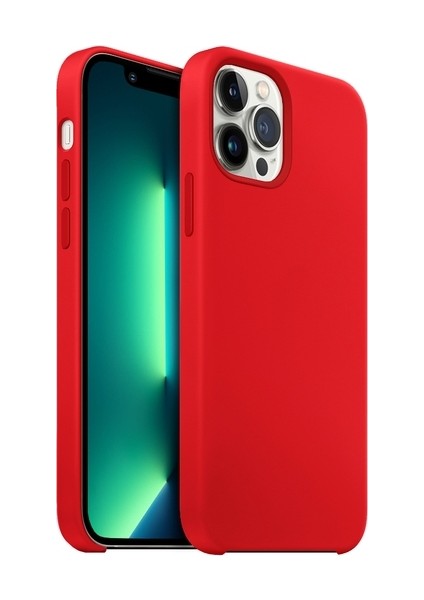 Iphone 13 Pro Max Uyumlu 3'lü Lansman Kamera Korumalı Kılıf Seti Dış Yumuşak İçi Kadife