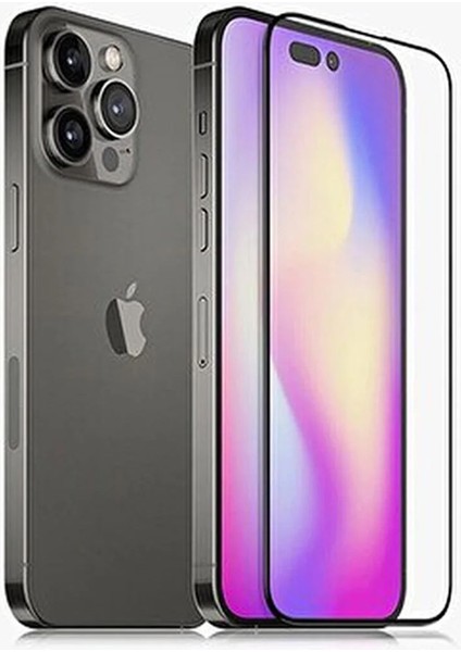 Iphone 14 Pro Uyumlu 9d Tam Kaplayan Parmak Izi Bırakmayan Ekran Koruyucu Film