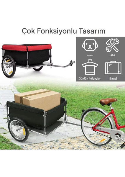 Bisiklet Kargo Römorku Yük Taşıma