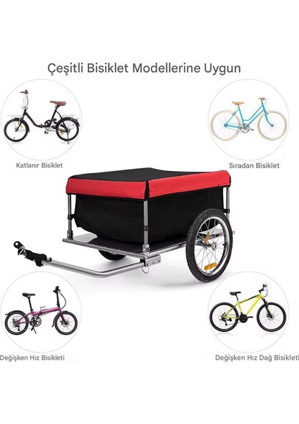Bisiklet Kargo Römorku Yük Taşıma