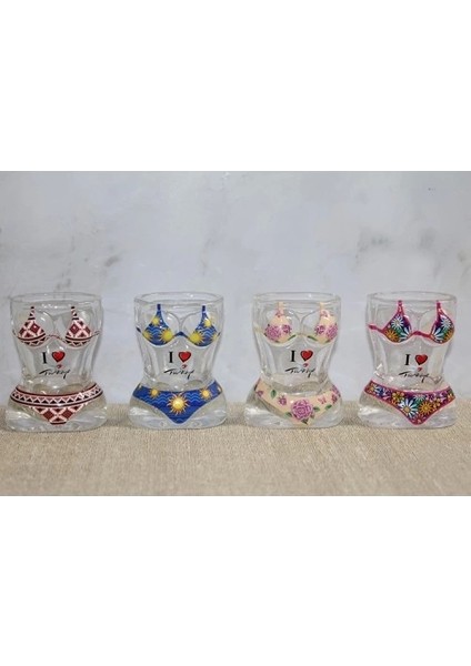 Vücut Tasarımı Cam Shot Bardak