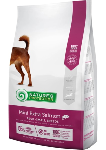 Nature's Protection Küçük Irk Somonlu Yetişkin Köpek Maması 2 kg