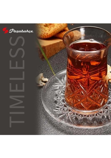 Timeless Çay Bardağı ve Tabağı 170CC 24 Parça 12 Kişilik modelleri