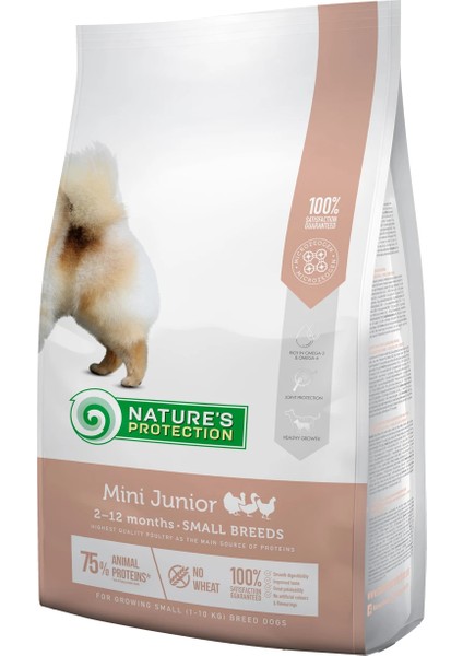 Nature's Protection Küçük Irk Kümes Hayvanlı Yavru Köpek Maması 2 kg