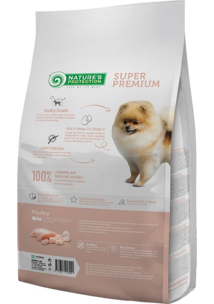 Nature's Protection Küçük Irk Kümes Hayvanlı Yavru Köpek Maması 2 kg fiyatları