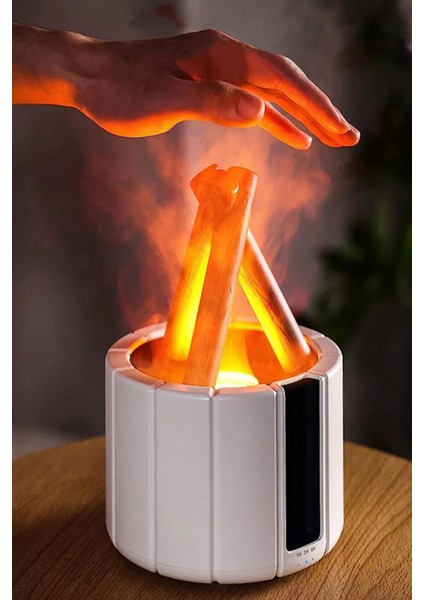 Ateş Çukuru Odun Ateşi Uzaktan Kumandalı Rgb Işıklı Ultrasonik Hava Nemlendirici Type-C fiyatları