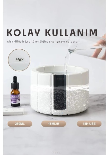 Ateş Çukuru Odun Ateşi Uzaktan Kumandalı Rgb Işıklı Ultrasonik Hava Nemlendirici Type-C fırsatları