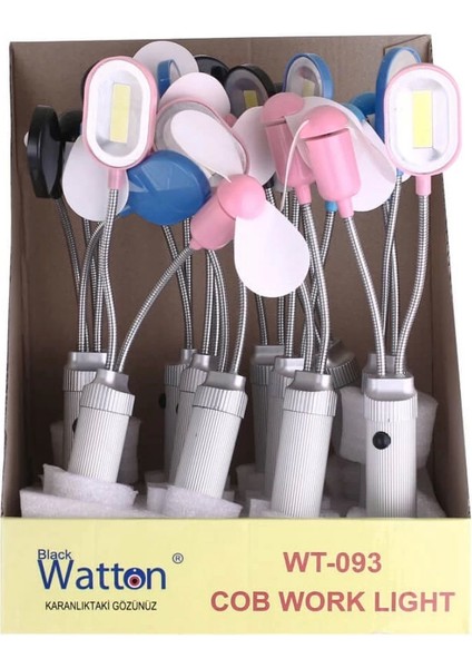 Pervane ve Mıknatıslı Masa Lambası WT-093