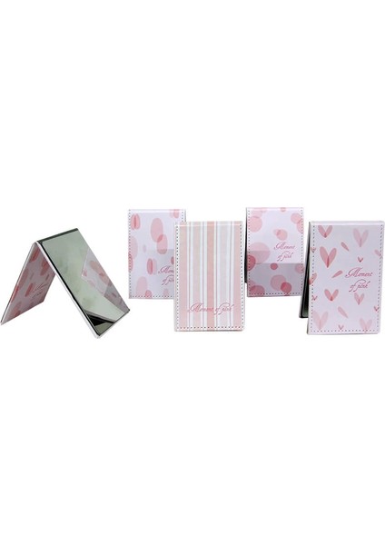 Cep Aynası Standlı Pembe