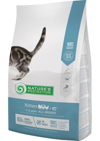 Nature's Protection Kitten Kümes Hayvanlı Yavru Kedi Maması 7 kg