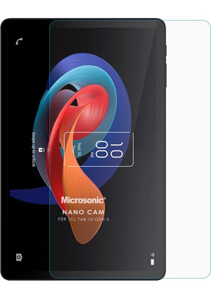 Tcl Tab 10 Gen 2 Nano Glass Cam Ekran Koruyucu [tab 10 Gen 2 ile Uyumlu Ekran Koruyucu - Şeffaf]