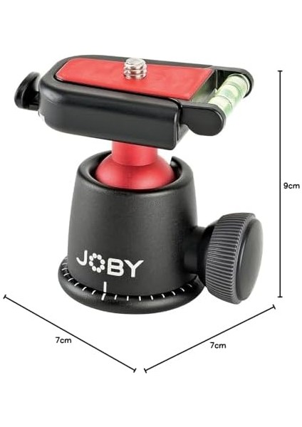 JB01513-BWW Ballhead 3k (Hassas Mühendislik Topu Başlığı, Dslr ve Csc/aynasız Kamera Için, 3 Kg'a Kadar Payload)