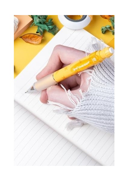 Note Defter 15 x 21 Cızgılı Desenli Hardal Sarı