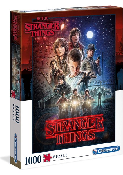 - 1000 Parça Stranger Things Yetişkin Puzzle - 1