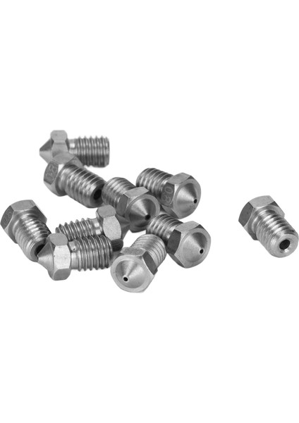 3D Yazıcı Nozulları Ark Yapısı Aşınma Performansı Ince Işçilik Paslanmaz Çelik Ekstruder Nozulları0.8mm (Yurt Dışından)