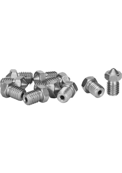 3D Yazıcı Nozulları Ark Yapısı Aşınma Performansı Ince Işçilik Paslanmaz Çelik Ekstruder Nozulları0.8mm (Yurt Dışından)