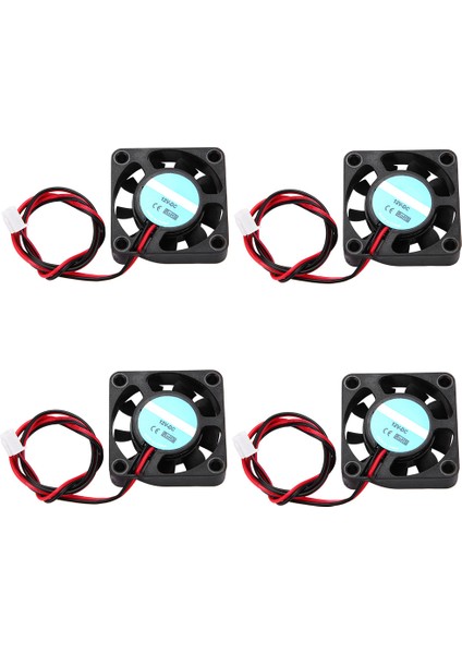 Makerbot Yüksek Hızlı Soğutma Fanı 12V 7000RPM 6.7cfm Için 4 Adet 3D Yazıcı Montaj Parçası (Yurt Dışından)