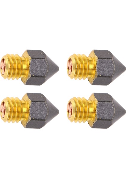 4 Adet 3D Yazıcı Nozulu Üç Delikli Yüksek Akışlı Hızlı Baskı Ekstrüderleri Ptfe Kaplamalı Pirinç Baskı Kafası Ender‑3 Ender‑3 Pro 3D Yazıcı 0.3mm (Yurt Dışından)