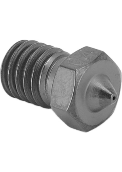 V6 Ekstruder Nozulu Sertleştirilmiş Çelik Tungsten Karbür Kaplamalı 3D Yazıcı Nozulları Voron Için Prusa MK3S 0.4mm (Yurt Dışından)