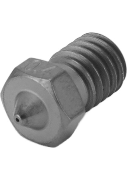 V6 Ekstruder Nozulu Sertleştirilmiş Çelik Tungsten Karbür Kaplamalı 3D Yazıcı Nozulları Voron Için Prusa MK3S 0.4mm (Yurt Dışından)