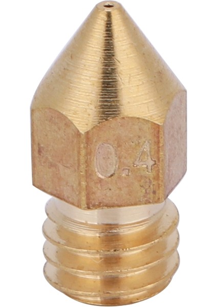10 Adet Mk8 Pirinç Ekstruder Nozulu 3D Yazıcı Cr-10 A8 1.75MM/0.4MM (Yurt Dışından)