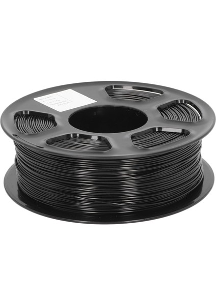 3D Yazıcı Filamenti 1,75 mm 2,2 Lbs Net Ağırlık 220 Ila 250 Santigrat Saf Renk Petg Filamenti Yeniden Dolum Için Yedek Siyah (Yurt Dışından)