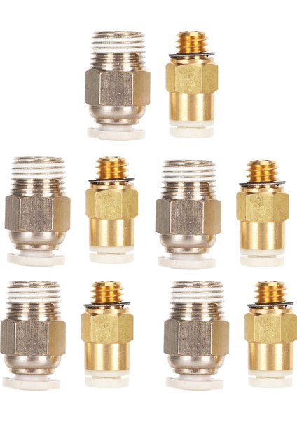 5 Set Pc4 M6 Pnömatik Bağlantı Parçası Iterek Bağlama Pc4 01 Cr 10 10S S4 S5 Cr 10S Pro Için Hızlı Bağlantı Parçası Ender 3 Için (Yurt Dışından)
