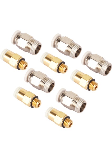 5 Set Pc4 M6 Pnömatik Bağlantı Parçası Iterek Bağlama Pc4 01 Cr 10 10S S4 S5 Cr 10S Pro Için Hızlı Bağlantı Parçası Ender 3 Için (Yurt Dışından)