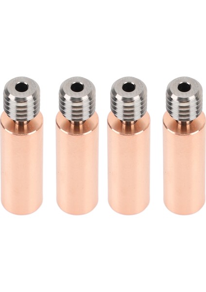 4 Adet 3D Yazıcı Tüm Metal Heatbreak Profesyonel Bakır Alaşımlı Ekstruder Boğaz Borusu CR10 Için 3D Yazıcı Aksesuarları Için Yedek (Yurt Dışından)