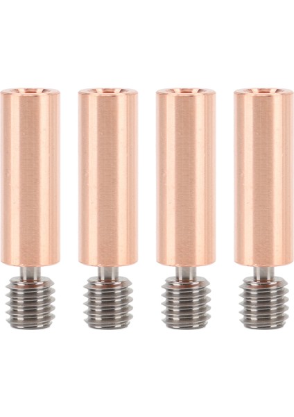 4 Adet 3D Yazıcı Tüm Metal Heatbreak Profesyonel Bakır Alaşımlı Ekstruder Boğaz Borusu CR10 Için 3D Yazıcı Aksesuarları Için Yedek (Yurt Dışından)