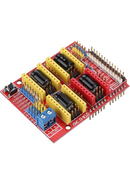 Witbot Cnc Shield Genişletme KARTI+DRV8825 Adım Motor Sürücüsü+Arduino V3 Engrave Için Isı Emici (Yurt Dışından)
