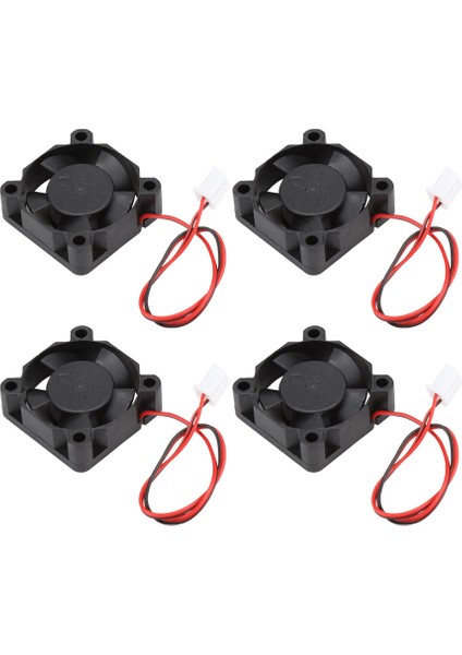 4 Adet Yüksek Kaliteli 3D Yazıcı Aksesuarları Mini Soğutma Fanı Küçük Egzoz Fanı 24V (Yurt Dışından)
