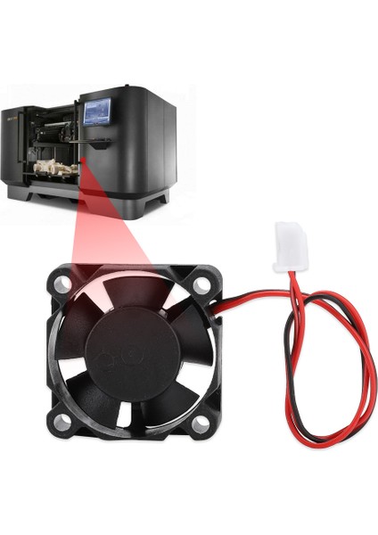 4 Adet Yüksek Kaliteli 3D Yazıcı Aksesuarları Mini Soğutma Fanı Küçük Egzoz Fanı 24V (Yurt Dışından)