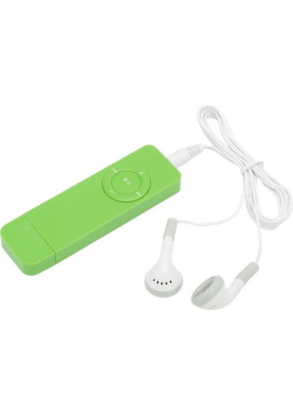 Mp3 Çalar Kayıpsız Ses Desteği 64 Gb'a Kadar Mini Müzik Çalar Öğrenciler Koşu Seyahat Yeşil (Yurt Dışından)
