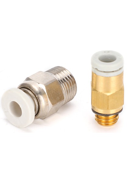 Metal 3D Yazıcı Parçaları Cr-10 Hotend Ekstruder Creality V6 Için Pnömatik Konnektör (Yurt Dışından)