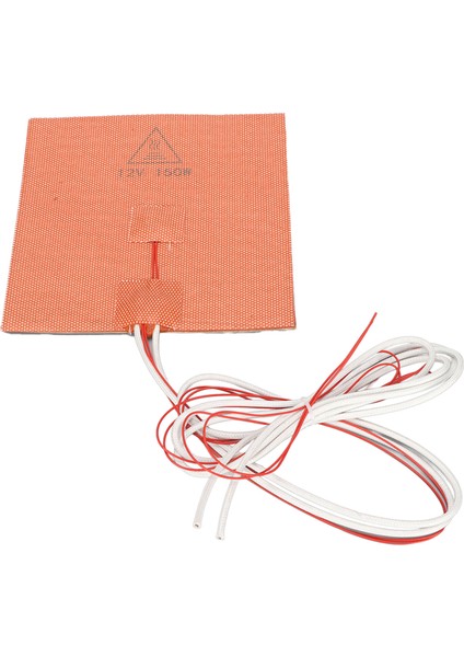 Silikon Isıtıcı Ped Yüksek Sıcaklığa Dayanıklı Arka Yapıştırıcı Sıcak Yatak Silikon Isıtma Pedi 3D Yazıcı Aksesuarları 150X150MM 12V 150W (Yurt Dışından) fiyatları