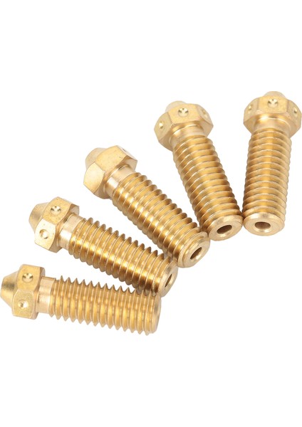 5 Adet Pirinç 1.75MM/1.2MM Yüksek Sıcaklığa Dayanıklı Cnc Işleme Ekstruder Nozulu (Yurt Dışından) fiyatları