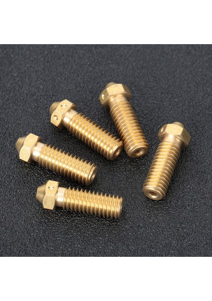 5 Adet Pirinç 1.75MM/1.2MM Yüksek Sıcaklığa Dayanıklı Cnc Işleme Ekstruder Nozulu (Yurt Dışından) fırsatları