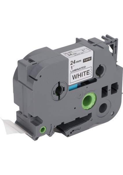 Etiket Yapıcı Bant 24MM Genişlik 8m Uzunluk Siyah Üzerine Beyaz Eşit Mürekkepleme Akıllı Algılama Yedek Etiket Yapıcı Yedekleri Tze 651 Pe Torba 1 (Yurt Dışından)