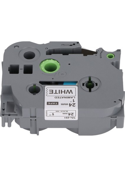 Etiket Yapıcı Bant 24MM Genişlik 8m Uzunluk Siyah Üzerine Beyaz Eşit Mürekkepleme Akıllı Algılama Yedek Etiket Yapıcı Yedekleri Tze 651 Pe Torba 1 (Yurt Dışından) modelleri