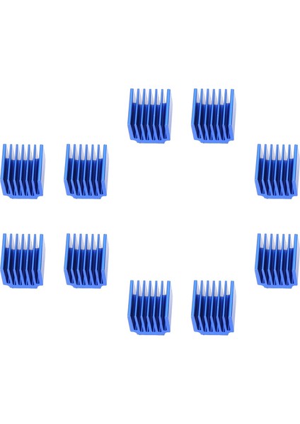 Tmc 2100/2208 LV8729 Step Motor Sürücüsü Için Termal Iletken Yapışkan Bantlı 10 Adet Soğutucu Mini Soğutucu (Yurt Dışından)