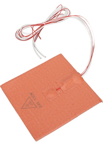 Silikon Isıtıcı Ped Yüksek Sıcaklığa Dayanıklı Arka Yapıştırıcı Sıcak Yatak Silikon Isıtma Pedi 3D Yazıcı Aksesuarları 150X150MM 24V 150W (Yurt Dışından) modelleri