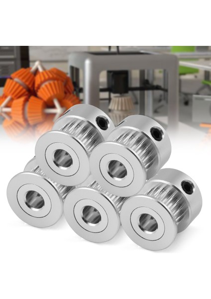 5 Adet 2gt 20T Alüminyum Alaşımlı Dişli Senkron Triger Kayışı Kasnağı 3D Yazıcı Için 5mm (Yurt Dışından) fiyatları